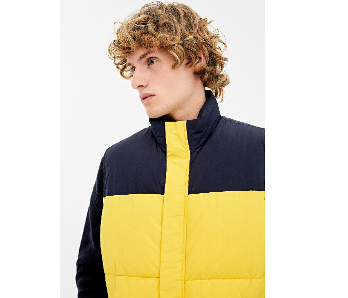 Springfield 095623607 Large Nylon Sports Jacket for Men - Yellow - Zoom Image 4