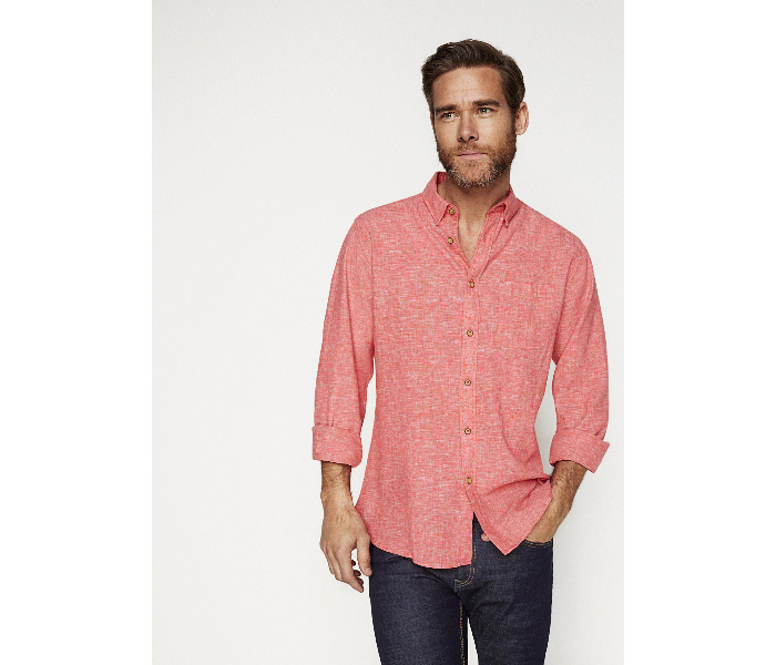 Springfield 099324760 XXL Linen Shirt for Men - Red - Zoom Image 1