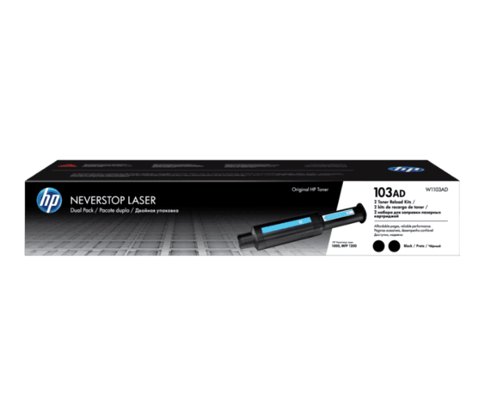 HP W1103AD W1103AD 103AD Laser Toner Refill Kit - Black - Zoom Image