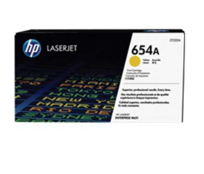 HP CF332A 654A Original LaserJet Toner Cartridge - Yellow - Zoom Image