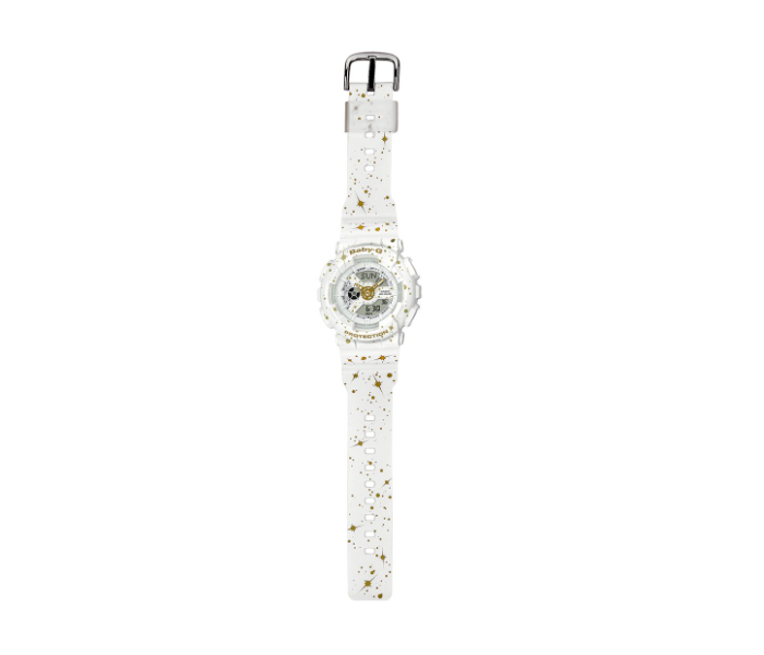 Casio Baby-G BA-110ST-7ADR White Dial Analog-Digital Watch For Women - White - Zoom Image 5