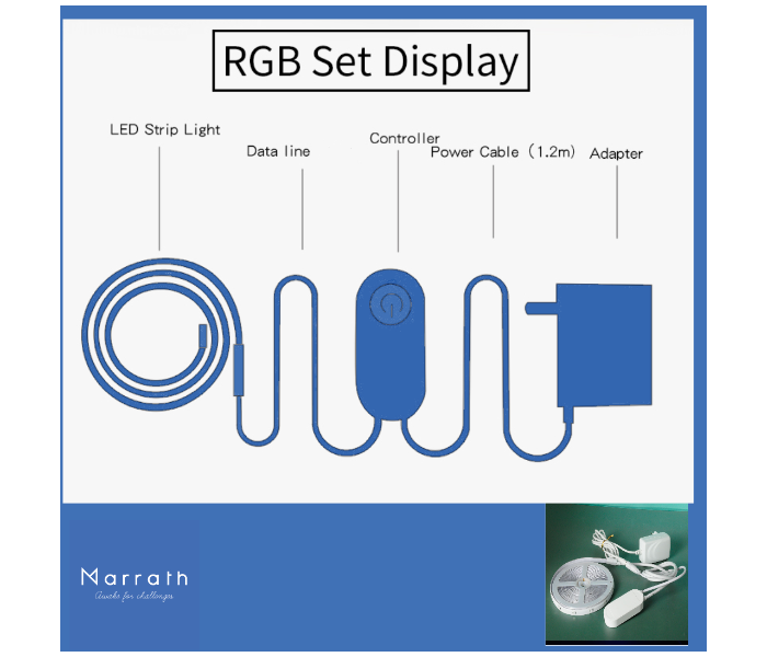 Marrath Smart Wifi 16 Million Colour Rgbw Led Strip Light - Zoom Image 8