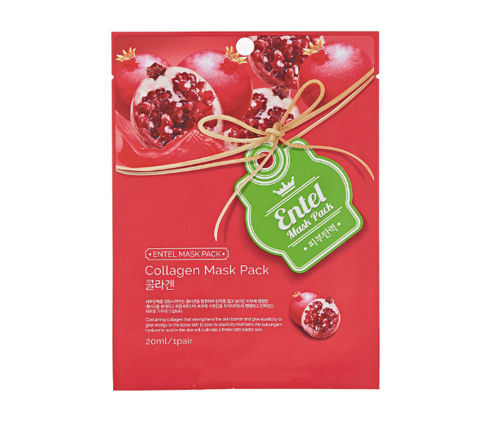 Entel Collagen Face Sheet Mask - Zoom Image 1