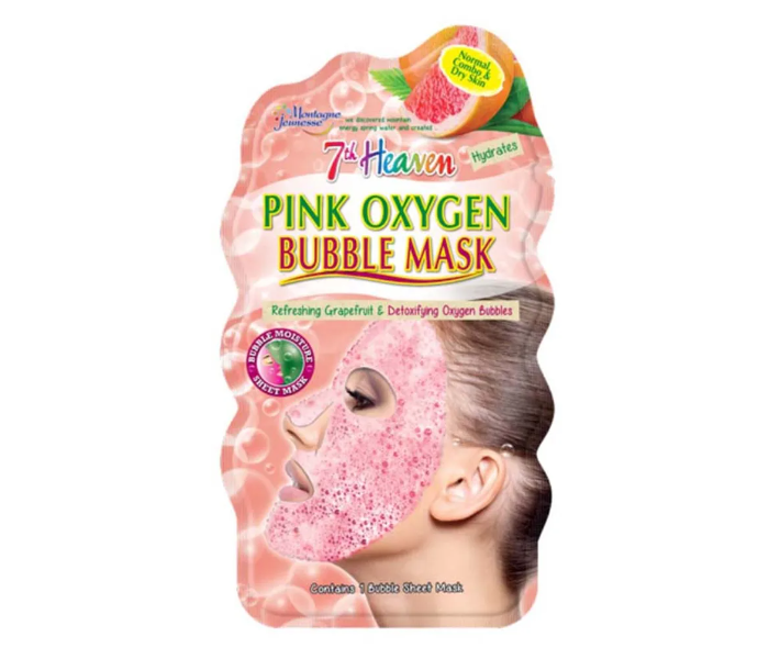 7th Heaven Pink Oxygen Bubble Face Mask - Zoom Image 1