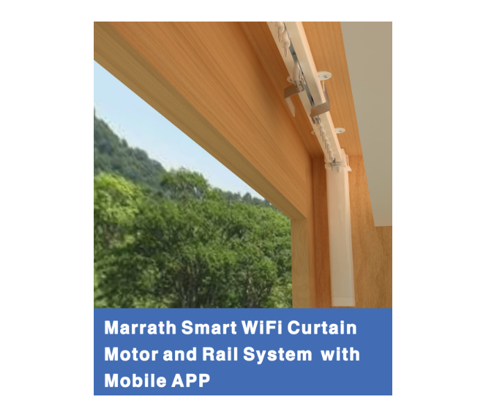 Marrath Smart Wifi Window Curtain Motor and Track System - 6.2 Meter - Zoom Image 1