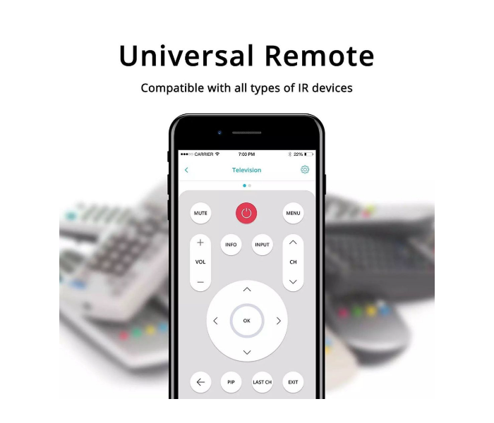 Marrath Smart Wifi Universal Remote - Black - Zoom Image 3