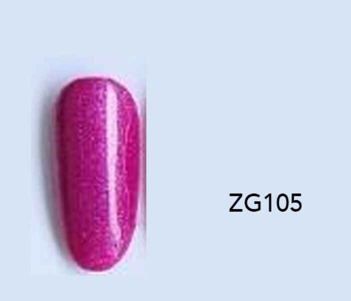 D Ellse ZG105 15ml Professional Glitter Gel Nail Polish - Pink - Zoom Image 6