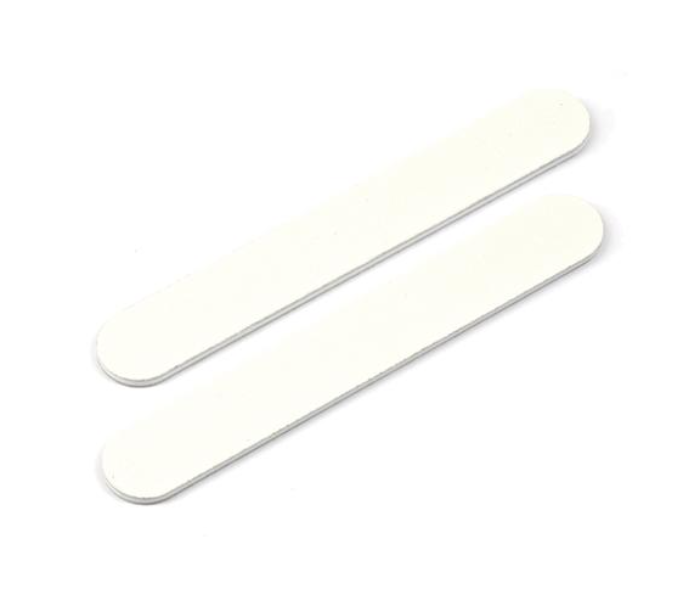 Beautytime BT190 Nail Files 120 grit 2 Pieces Set Nail Files - White - Zoom Image