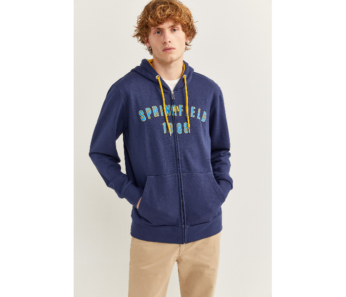 Springfield 009608313 Small Sweatshirt for Men - Medium Blue - Zoom Image 1