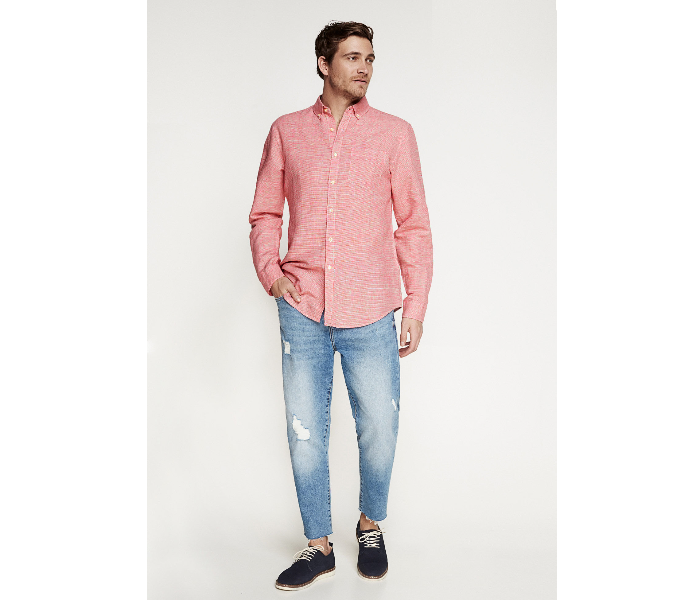 Springfield 099322060 XXL Linen Shirt for Men - Red - Zoom Image 1