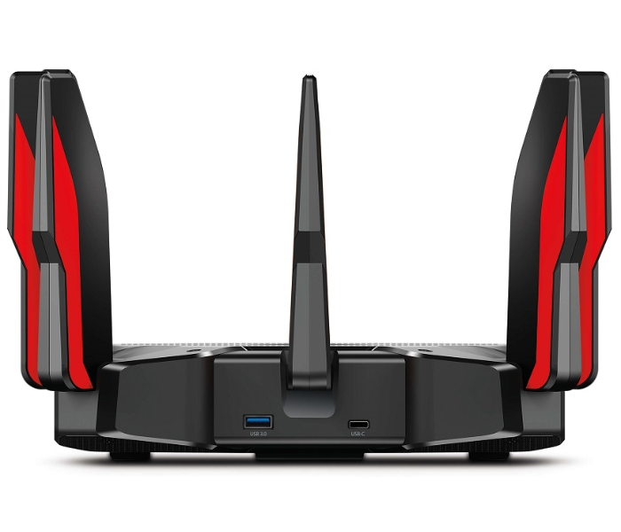 Tplink Archer AX11000 Next Gen Tri Band Gaming Router - Black and Red - Zoom Image 4