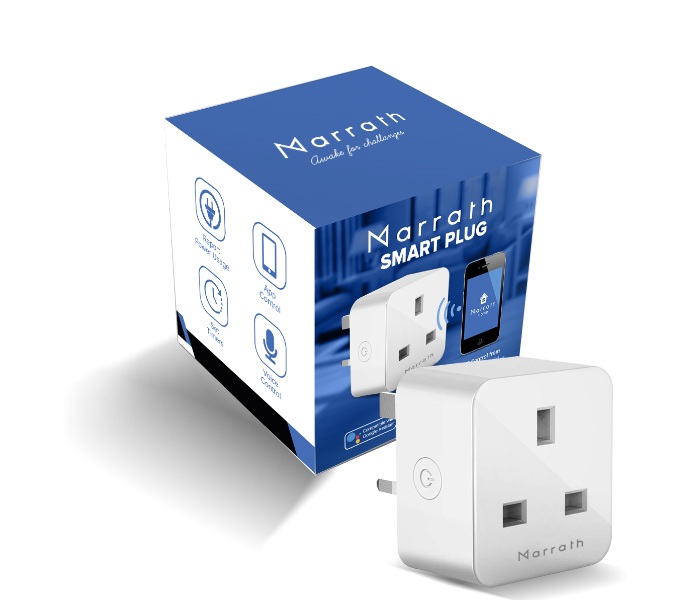 Marrath Smart Wi-Fi Plug To Control Devices and Daily Report Energy Usage - Zoom Image 1