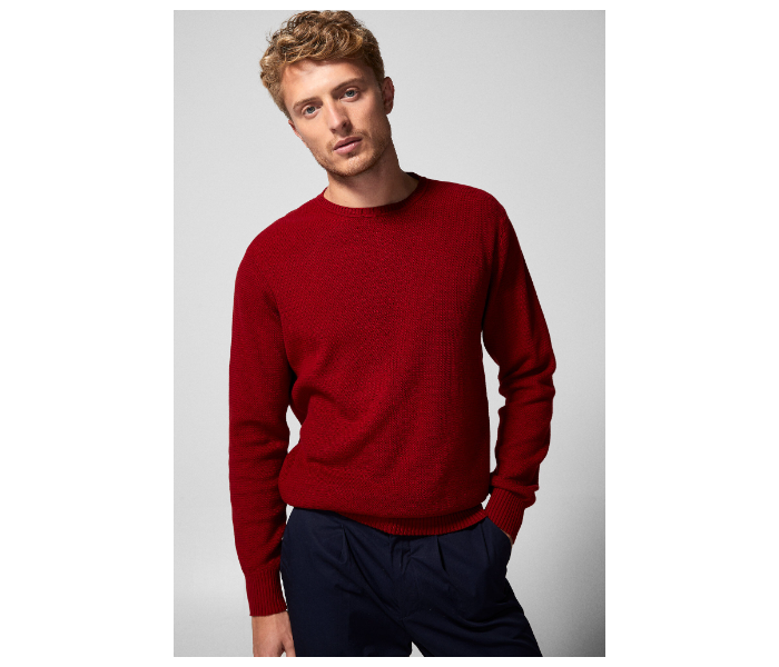 Springfield 003425860 XXL Basic Winter Knitwear for Men - Red - Zoom Image 1