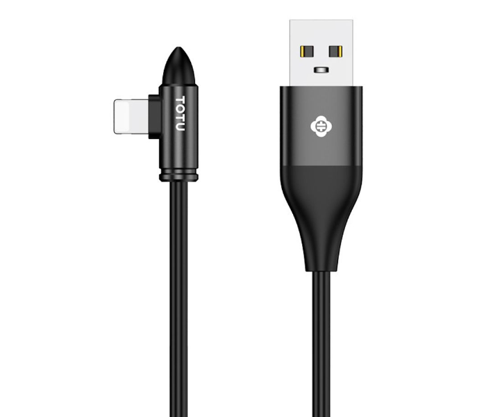 TOTU BLA-055-BK 1.2 Meter Revival Series USB-A Lightning Cable - Black - Zoom Image 1