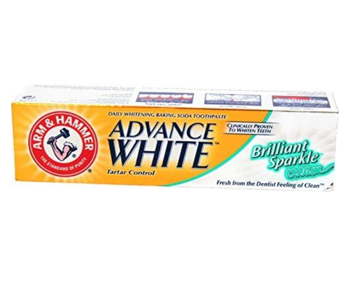 Arm and Hammer AH1710 115gm Advance White Brilliant Sparkle Cream Tooth Paste - Zoom Image