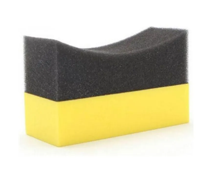 Generic U-Shaped Tire Wax Polishing Compound Sponge - Zoom Image