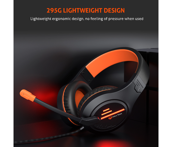 Meetion MT-HP021 Lightweight Stereo Backlit Gaming Headset - Zoom Image 2