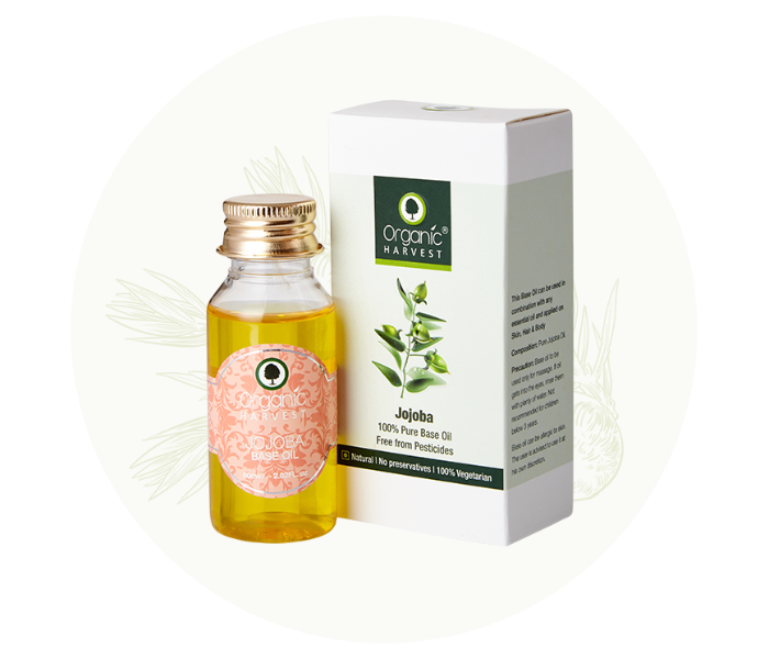 Organic Harvest 60 ml Pure Jojoba Base Oil - Zoom Image 1