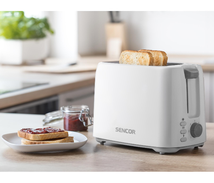 Sencor STS 2606WH 750W 2 Slot Toaster - White - Zoom Image 7