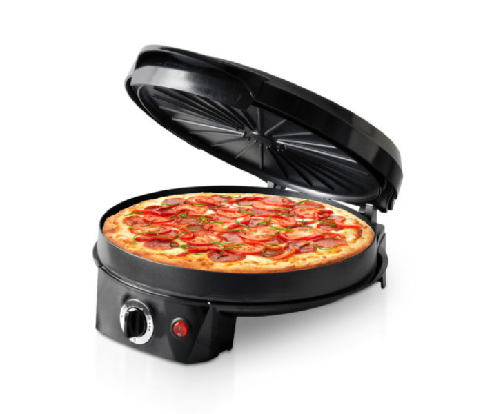 Saachi PM-1853 1200W 30cm Non Stick Pizza Maker - Black - Zoom Image 1