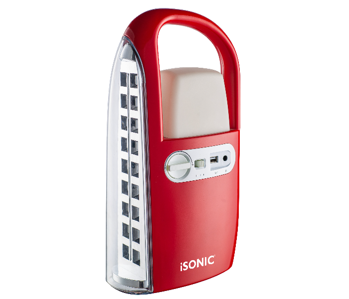 iSonic IL88 Deluxe Rechargeable Lantern - Red - Zoom Image