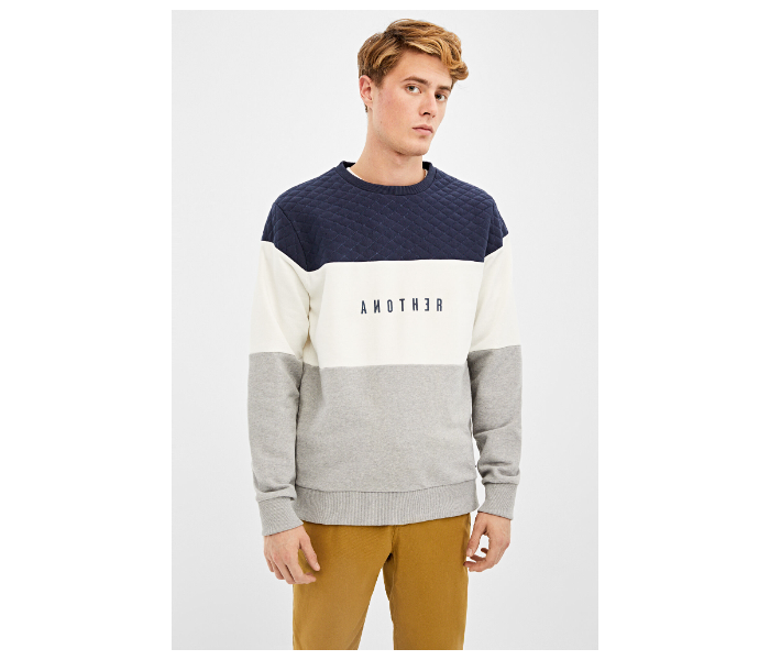 Springfield 009634212 Medium Sweatshirt for Men - Medium Blue - Zoom Image 1