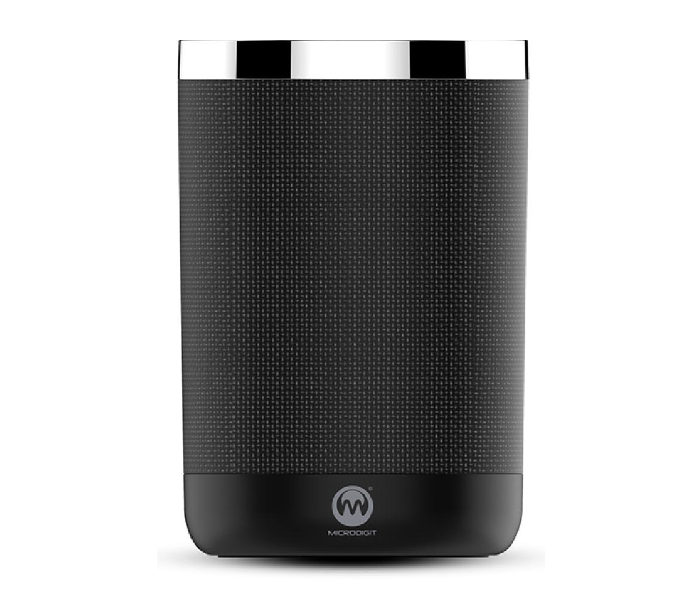 Microdigit MRS245T Mini Bluetooth Speaker - Black and Silver - Zoom Image