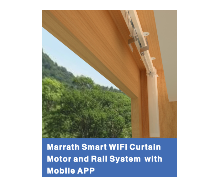 Marrath Smart Wifi Window Curtain Motor and Track System - 2 Meter - Zoom Image 1