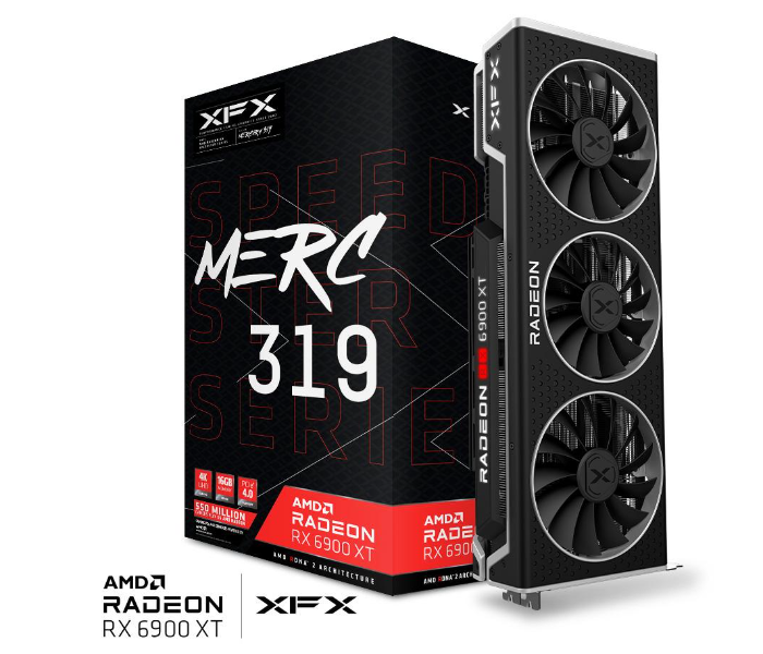 XFX Radeon RX 6900XT Speedster MERC319 Ultra 16GB GDDR6 Gaming Graphics Card - Zoom Image 1