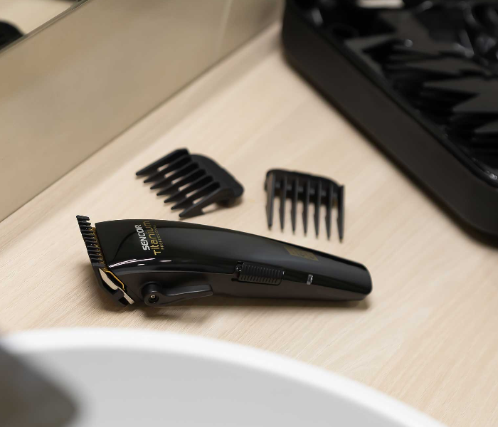 Sencor SHP 8400BK Titanium Professional Hair Clipper Set - Black - Zoom Image 8