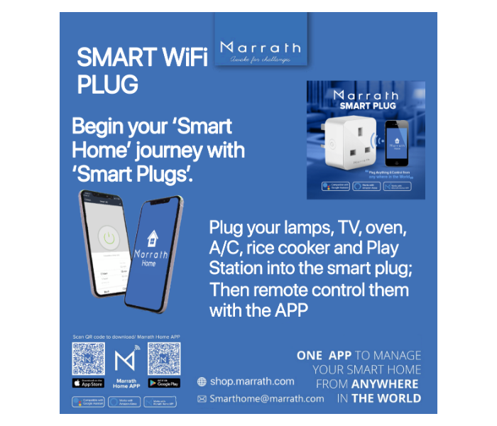 Marrath Smart Wi-Fi Plug To Control Devices and Daily Report Energy Usage - Zoom Image 3