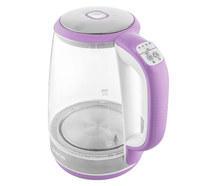 Sencor SWK 2195VT 2200W 2 Litre Glass Kettle - Violet - Zoom Image 3