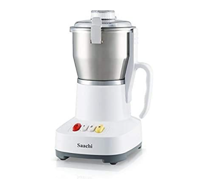 Saachi CG4961 800W 300gm Coffee and Spices Grinder - White and Silver - Zoom Image 1