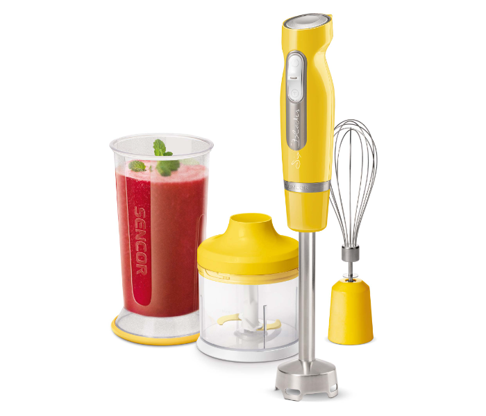 Sencor SHB 4466YL 800W Hand Blender Set - Yellow - Zoom Image 1