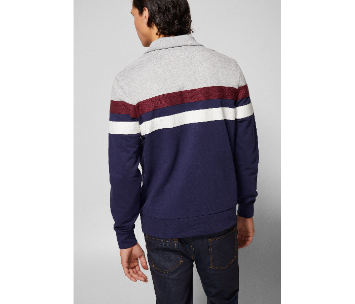 Springfield 009486212 Small Sweatshirt for Men - Medium Blue - Zoom Image 3