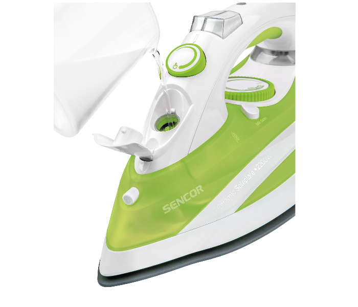 Sencor SSI 8440GR 2200W Steam Iron - White and Green - Zoom Image 8