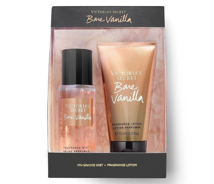 Victoria's Secret 75ml Bare Vanilla Fragrance Gift Set Mist and Lotion - Zoom Image 1