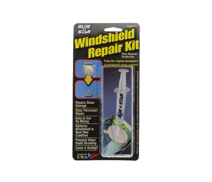 Blue Star Windshield Repair Kit Crack Filler - Zoom Image 1