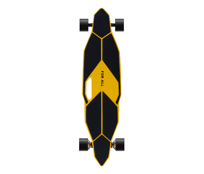 For All 500W E-Skate Board with Remote Control - Black and Yellow - Zoom Image 1