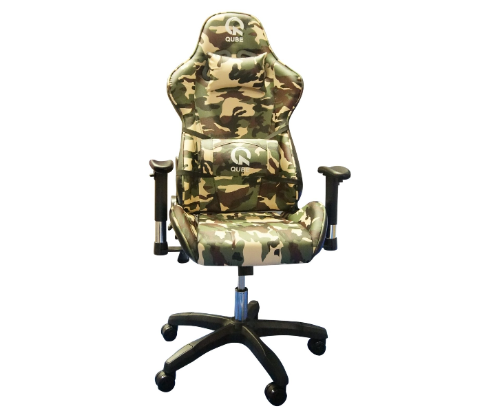 QUBE Levin D2012003M Gaming Chair - Military Green - Zoom Image