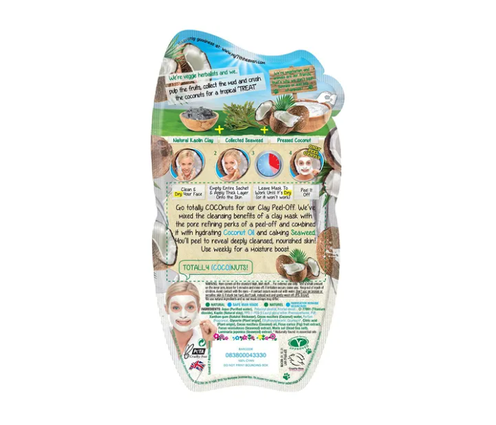 7th Heaven Coconut and Clay Peel Off Face Mask - Zoom Image 2