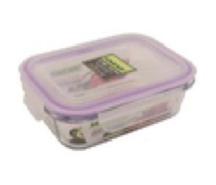 Homeway HW-3406 370ml Rectangle Glass Food Container - Zoom Image