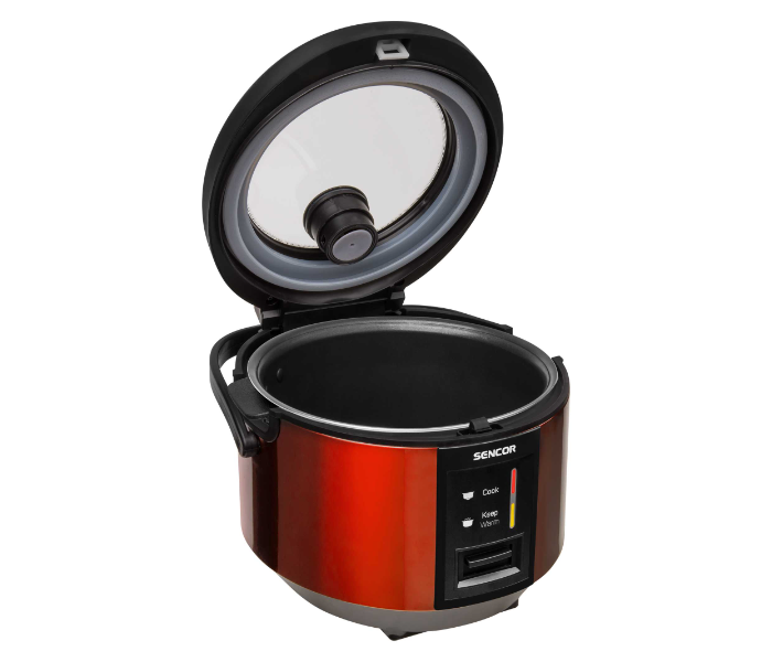 Sencor SRM 1891RD 700W 1.8 Litre Stainless Steel Rice Cooker - Red - Zoom Image 3