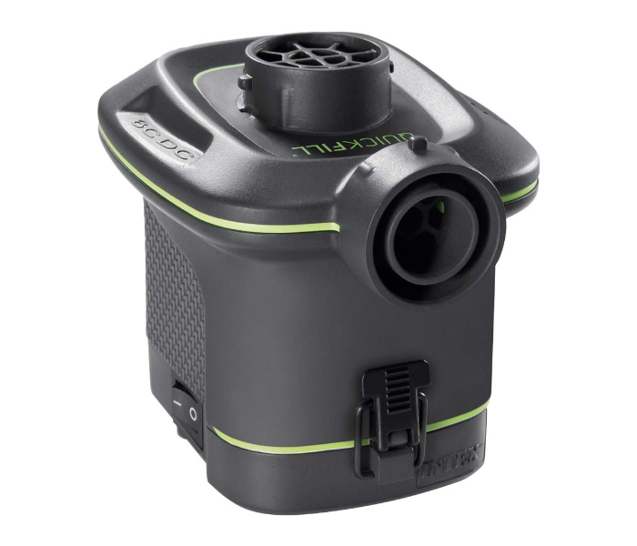 Intex 66638 420 L/Min 3 Interconnecting Nozzles Quick-fill Battery Pump - Black - Zoom Image 1