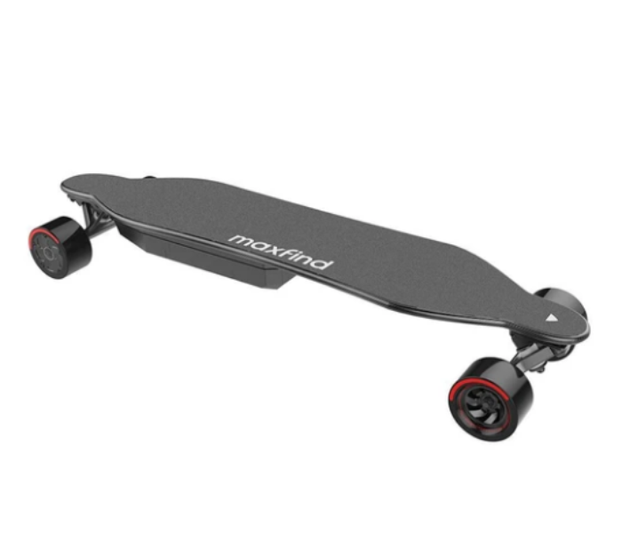 For All Maxfind 4 Pro Electric Skateboard with Remote Control - Black - Zoom Image 1