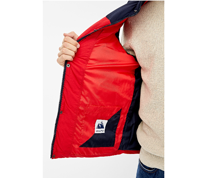 Springfield 095623661 Small Nylon Sports Jacket for Men - Red - Zoom Image 4