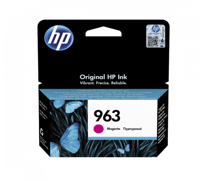 HP 3JA24AE 963 Original Ink Cartridge - Magenta - Zoom Image