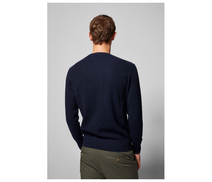 Springfield 003425811 XL Basic Winter Knitwear for Men - Dark Blue - Zoom Image 2