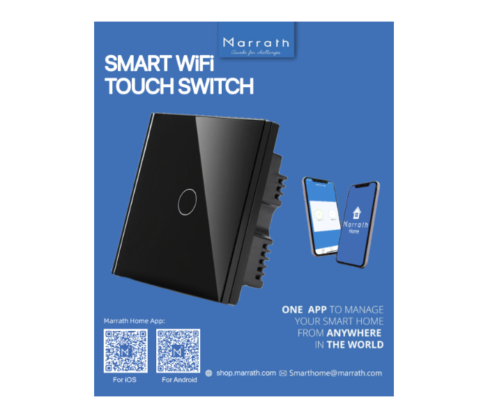  Marrath Smart Wifi Touch Switch 4 Gang - Zoom Image 1