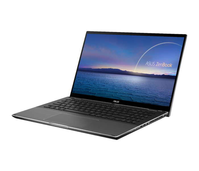 Asus Zenbook Flip Q528EH-202 15.6 Inch FHD Touchscreen Intel Core i7-1165G7 Processor 16GB RAM 512GB SSD 4GB NVIDIA GeForce GTX1650 MaxQ Windows 10 - Grey - Zoom Image 3